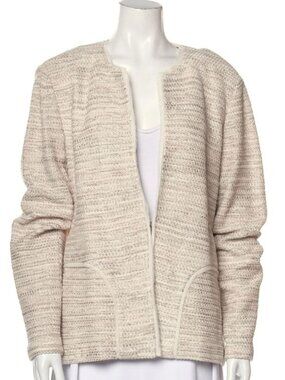 St John V-Neck Sweater Jacket - sz 16